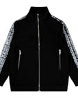 Givenchy Boys Paint Spray Zip Up Jacket Black