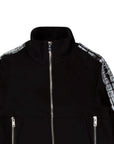 Givenchy Boys Paint Spray Zip Up Jacket Black