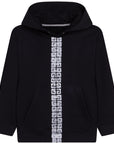 Givenchy Boys 4g Logo Hoodie Black