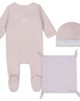 Givenchy Baby Girls Logo Babygrow Set Pink