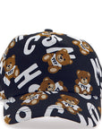 Moschino Boys All-Over Print Logo Baseball Cap Black