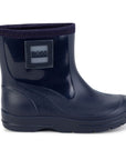 Hugo Boss Boys Navy Blue Logo Rain Boots