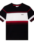 Hugo Boss Boys T shirt Logo Black