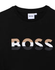Hugo Boss Boys Logo T-shirt Black