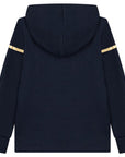Hugo Boss Boys Logo Hoodie Navy