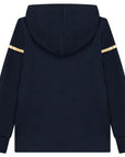 Hugo Boss Boys Logo Hoodie Navy