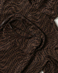 Fendi Unisex All-over Vertigo Logo Brown