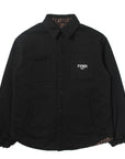 Fendi Boys Reversible FF Monogram Print Shirt Jacket Black