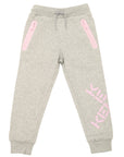 Kenzo Girls Side Logo Track Pants Grey