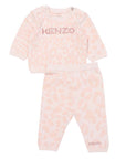 Kenzo Baby Girls Pink Tiger Tracksuit Pink
