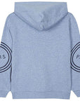 Kenzo Boys JB 4 Logo Hoodie Blue