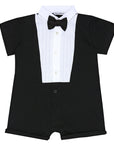 Dolce & Gabbana Baby Boys Tuxedo Playsuit Black