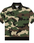 Dolce & Gabbana Boys Camouflage Polo Khaki