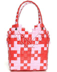 Marni Girls Ballet Diamond Shopper Basket Pink