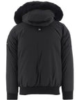 Moose Knuckles Kids Unisex Bomber Jacket Black