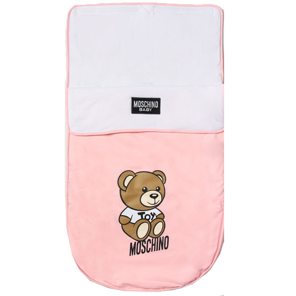 Moschino Baby Girls Sleeping Bag Pink
