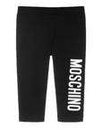 Moschino Baby Girls Logo Leggings Black