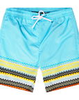 Missoni Boys Zig Zag Swim Shorts Blue
