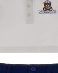 Moschino Baby Boys Polo & Shorts Set White