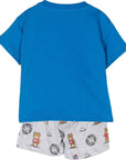 Moschino Baby Boys T-shirt & Shorts Set Blue