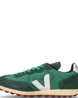 Veja Mens Rio Branco Lace-Up Sneakers Green