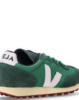 Veja Mens Rio Branco Lace-Up Sneakers Green