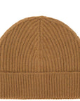 Maison Margiela Men's Ribbed-Knit Beanie Brown