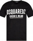 Dsquared2 Mens Ceresio Milano T Shirt Black