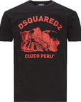 Dsquared2 Mens Cuzco Peru T-shirt Black