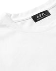 A.P.C Men's Bobby Address Logo White - A.p.cT-shirts