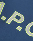 A.P.C Men's Logo Sweater Blue - A.p.cSweaters