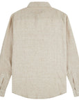 A.p.c Mens Vincent Logo Shirt Beige - A.p.cShirts