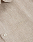 A.p.c Mens Vincent Logo Shirt Beige - A.p.cShirts