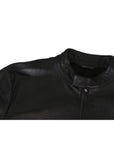 Armani Collezioni Men's Leather Bomber Jacket Black - Armani CollezioniCoats & Jackets