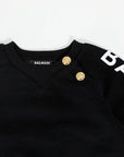Balmain Baby Boy Sweater Black - Balmain KidsSweaters