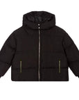 Balmain Baby Boys Logo Hooded Jacket Black - Balmain KidsCoats & Jackets