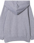 Balmain Boys Gold Logo Hoodie Grey - Balmain KidsHoodies