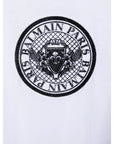 Balmain Boys Logo T-shirt White - Balmain KidsT-shirts