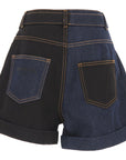 Balmain Girls Denim Shorts Navy - Balmain KidsShorts