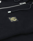 Belstaff Men's Hoodie Cotton Loopback Jersey Black - BelstaffHoodies