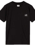 C.P Company Boys Cotton Logo T-shirt Black - C.P. Company KidsT-shirts