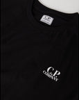 C.P Company Boys Cotton Logo T-shirt Black - C.P. Company KidsT-shirts