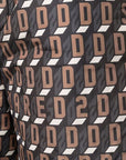 Dsquared2 Men’s Monogram Logo Swim Shorts Brown