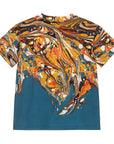 Dolce & Gabbana Baby Boys Marble Print T-Shirt Blue