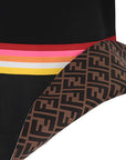 Fendi Girls Eye Skirt Dress Black