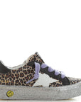 Golden Goose Girls May Leopard Print Shoes Brown