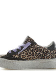 Golden Goose Girls May Leopard Print Shoes Brown