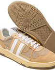 Lanvin Men's Clay Low Top Sneakers Beige