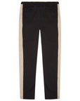 Moose Knuckles Mens Wabasso Brand-Print Organic Cotton Joggers Black