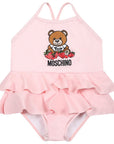 Moschino Baby Girls Swimsuit Pink